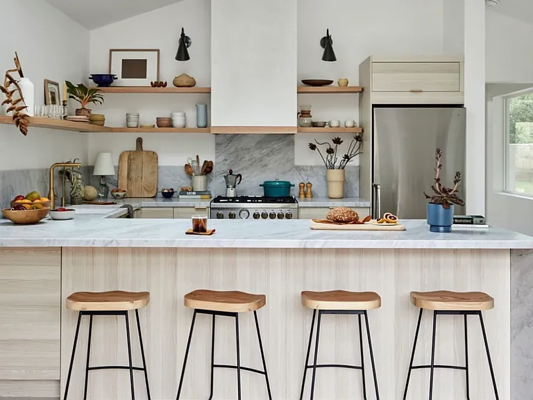 *this photo was taken for a photo shoot for BOXI cabinets and the items in the kitchen were display only