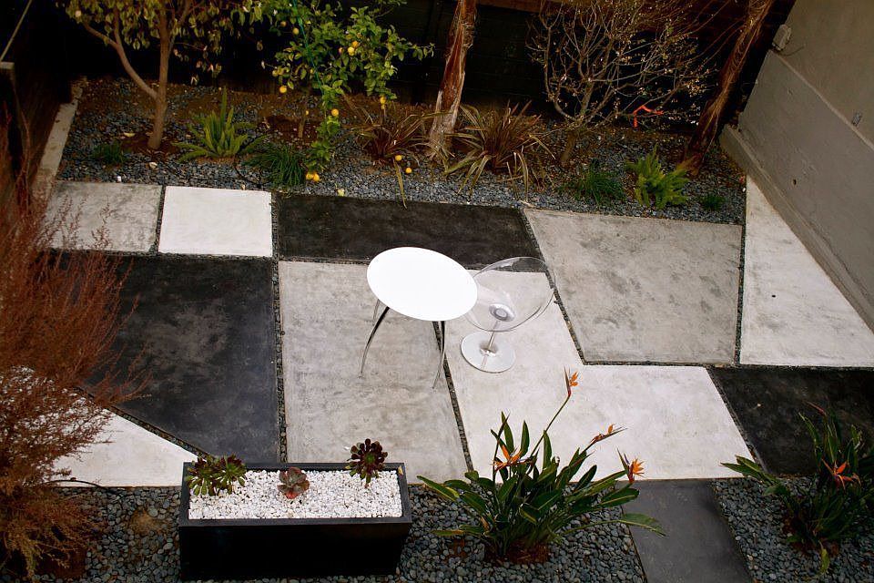 The beautiful custom made patio