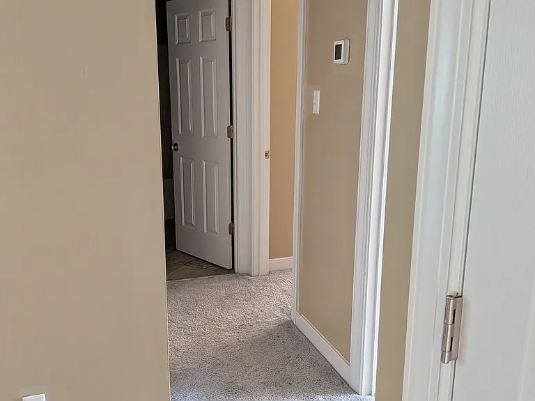 hallway view leading to the bedrooms