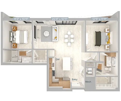 Floor plan B7