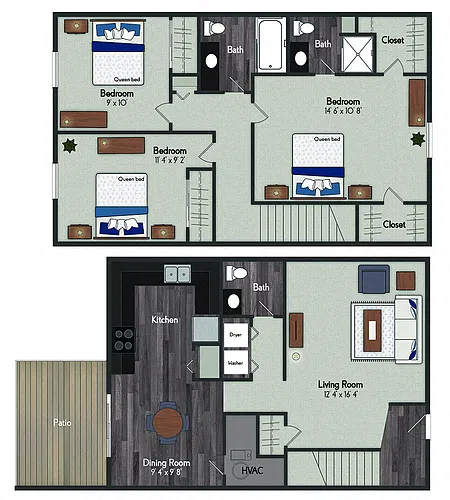 Floor plan Cottonwood