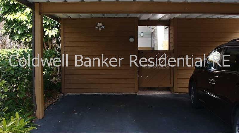 Front door thru carport