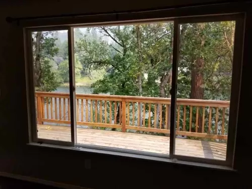 View of the river from the living room. - 22262 Highway 62 #A