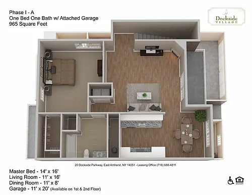 Floor plan Phase I - 1A