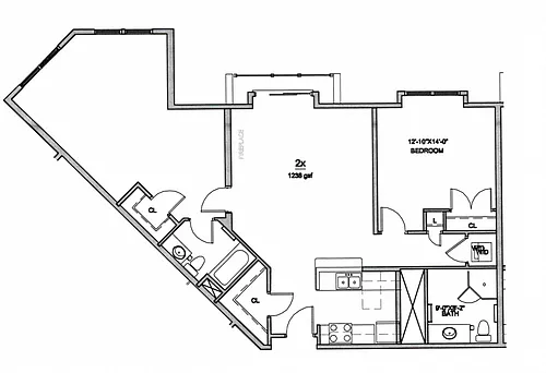 Floor plan B6