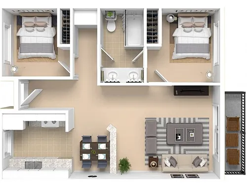 Floor plan Plan F