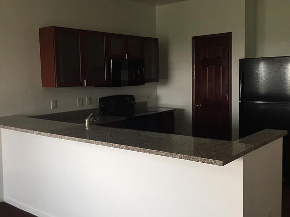 Kitchen from living room view