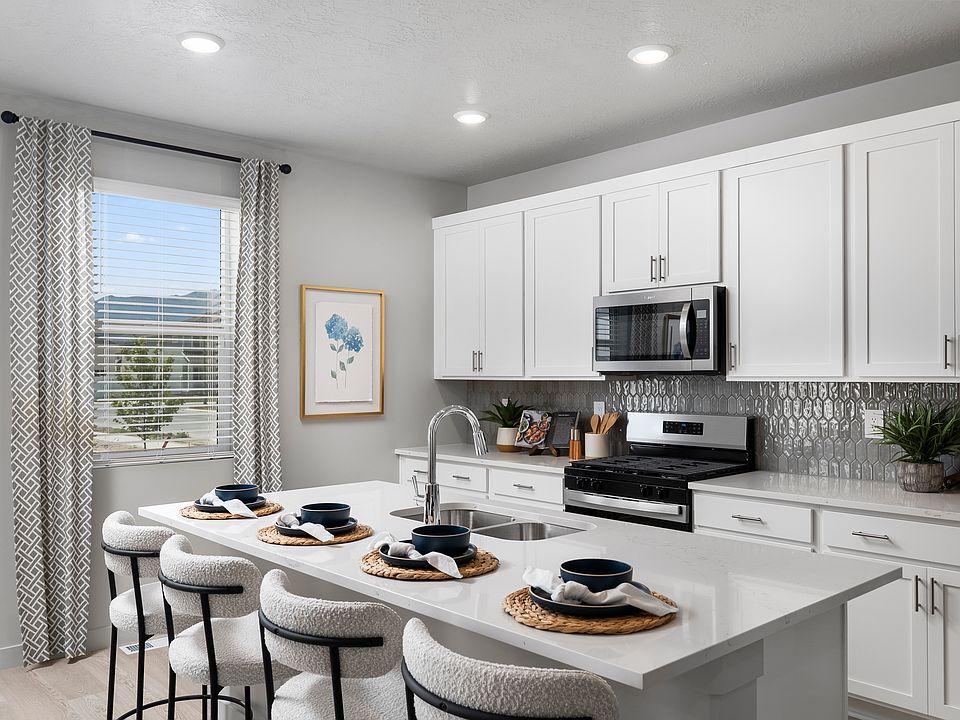 The Pine floorplan interior image taken at a Meritage Homes Community in Eagle Mountain, UT.