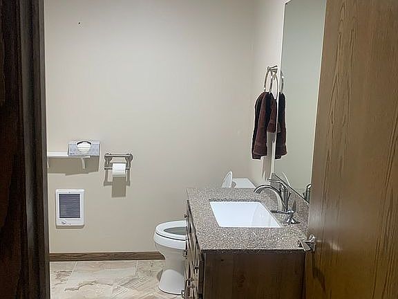 Half bath off of the kitchen