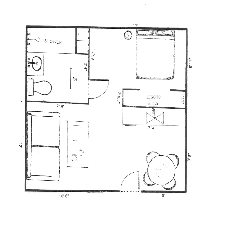 Floor plan Atrium Apartments