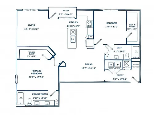 Floor plan B2D-H