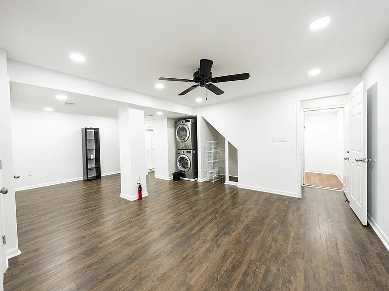 Basement office with second laundry