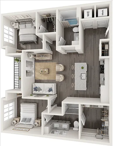 Floor plan Sunburst