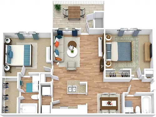 Floor plan Bluebonnet