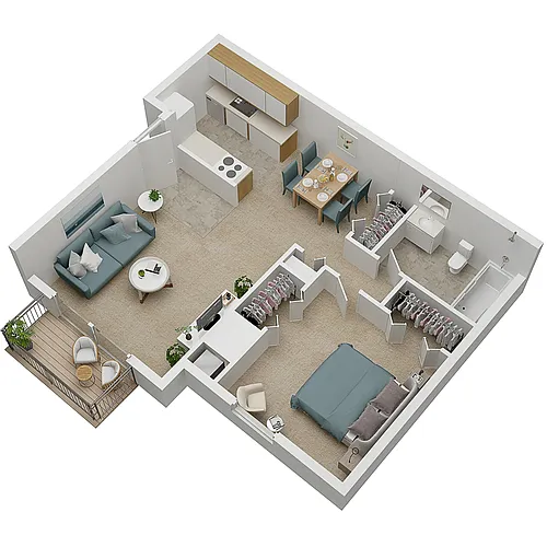 Floor plan Bay City