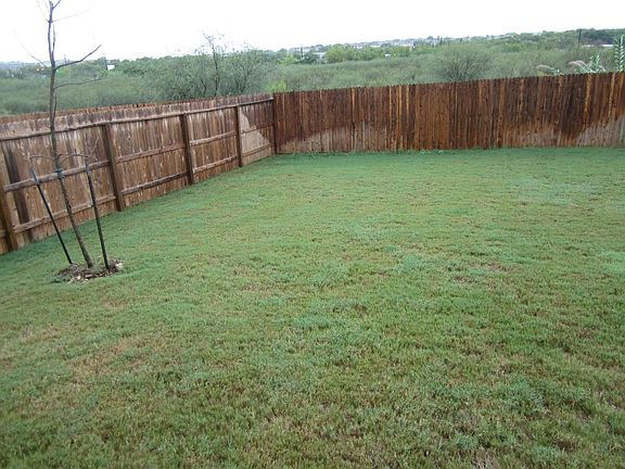 Fenced in Backyard