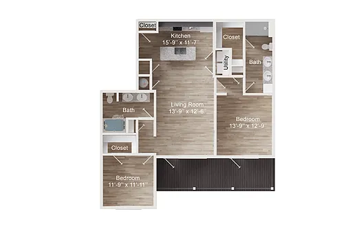 Floor plan Caddie