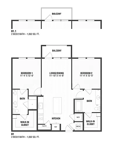 Floor plan B1