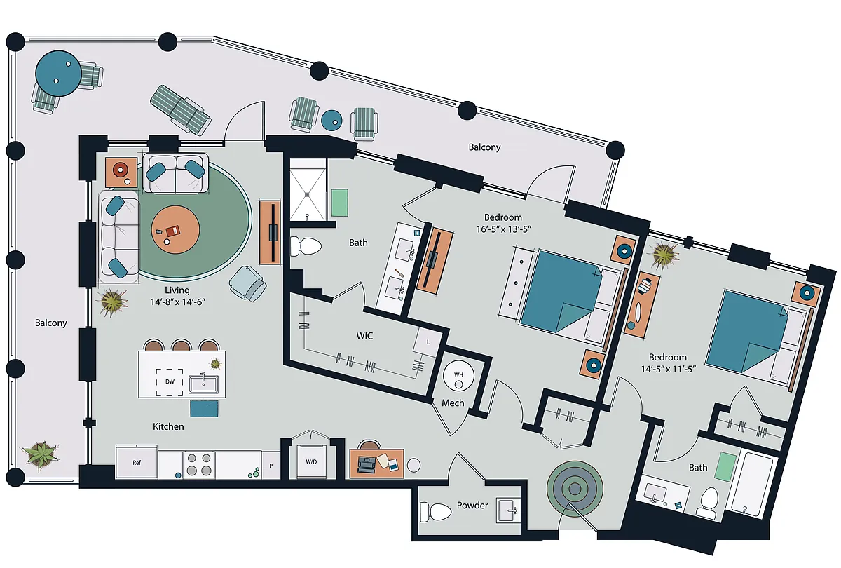 Floor plan B12