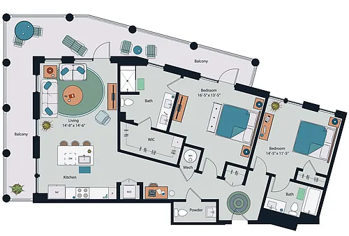Floor plan B12