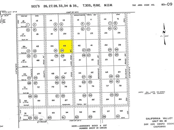 0 Echolake Rd #43, Santa Margarita, CA 93453