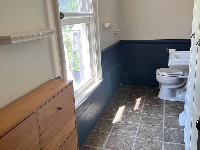 Half bath off kitchen