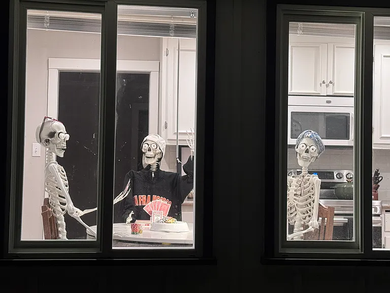 Holiday decorating is fun in this neighborhood