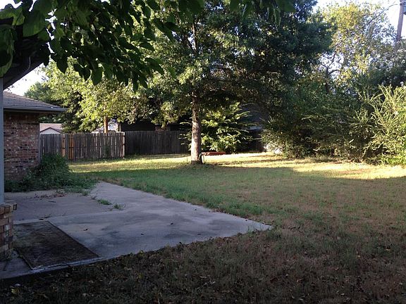 Large backyard