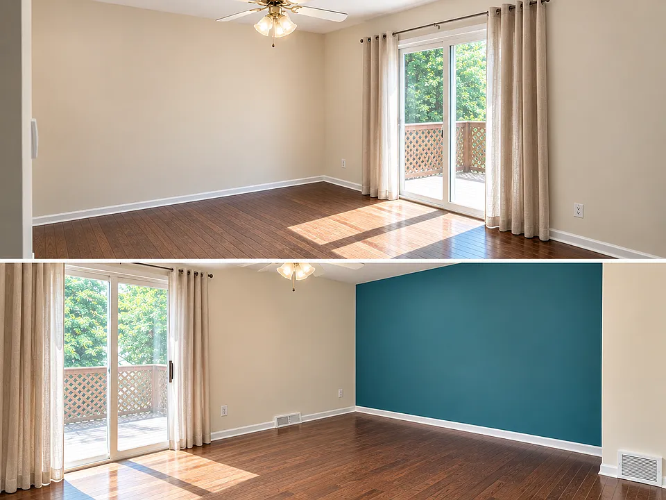 Dining Room with access to Deck