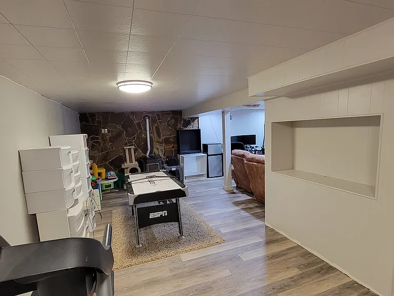 Basement-family room space