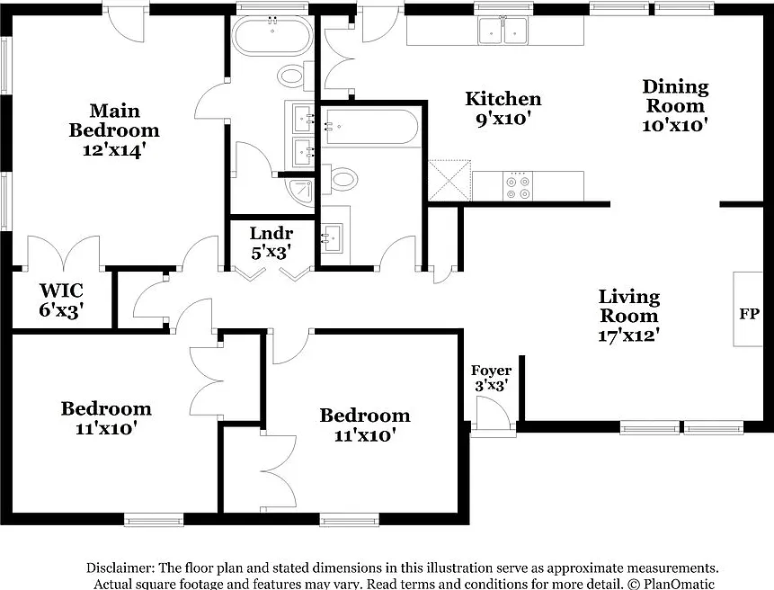 3 bed, 2.0 bath, 1152 sqft, $2,015 — Photo 2