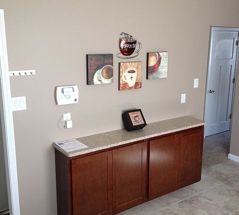 5' of extra cabinetry!