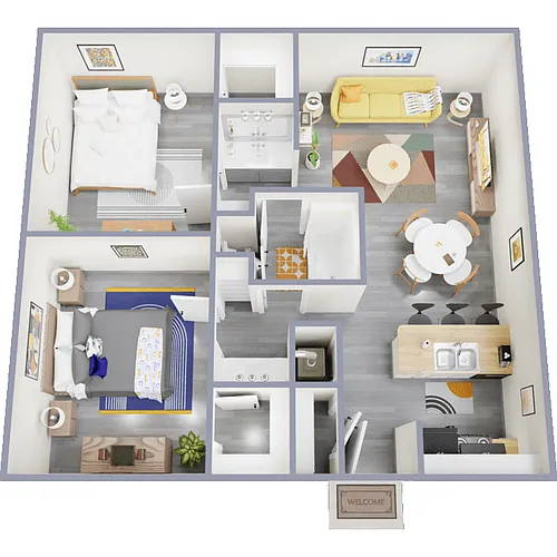Floor plan B1