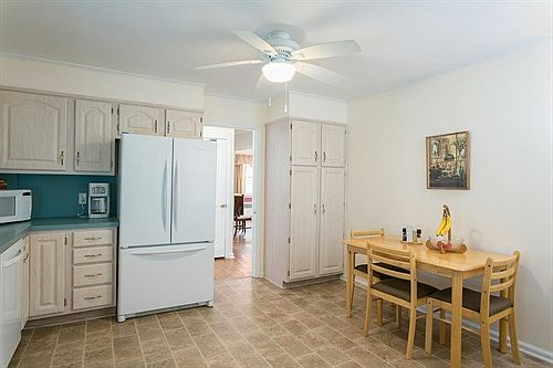 Kitchen into hallway