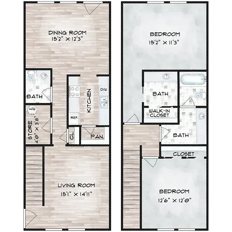 Floor plan B12