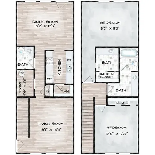 Floor plan B12