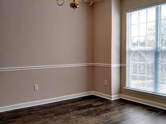 The formal dining space or home office.