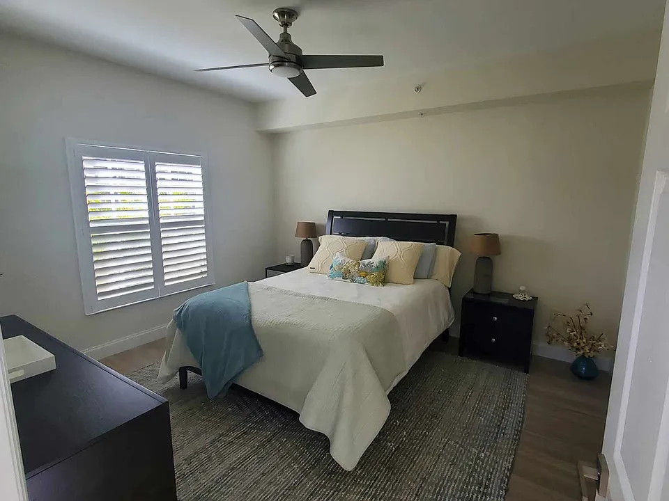 Master bedroom with ensuite bathroom