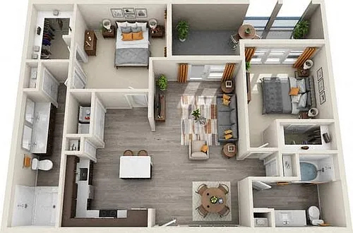 Floor plan B3