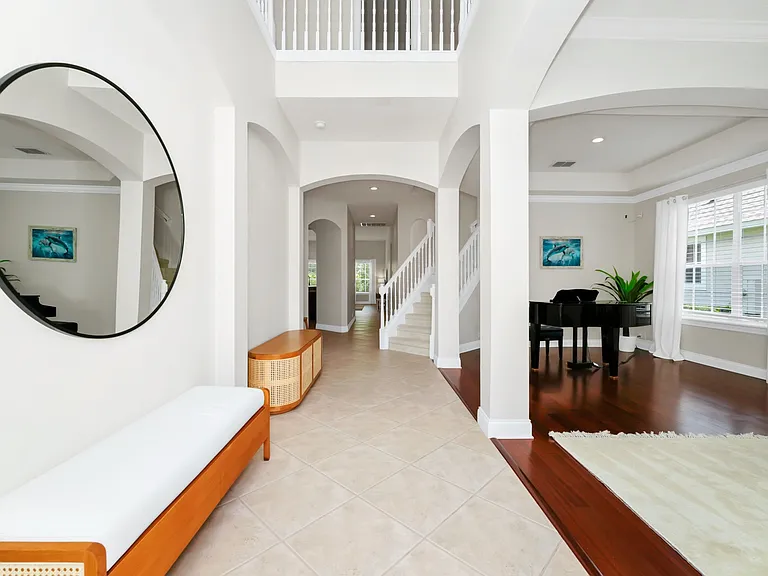 Main entrance into formal living room