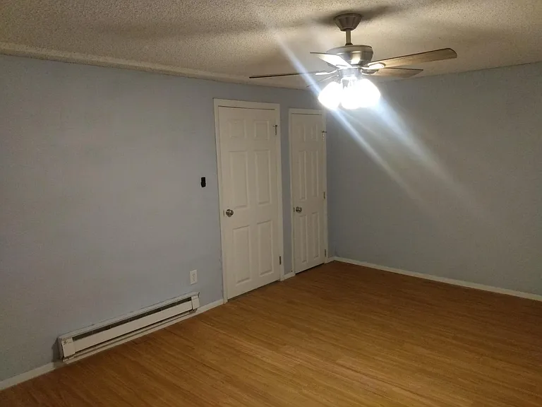 Basement additional room with closet.