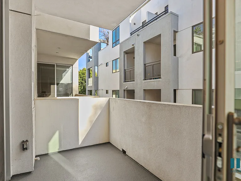Large-Size Patio of an Upper Level Unit