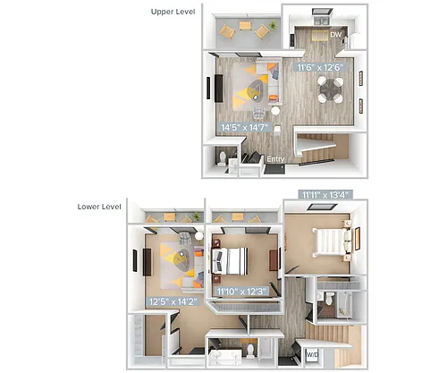Floor plan G_2B2.5B_1567SF_227-Premier