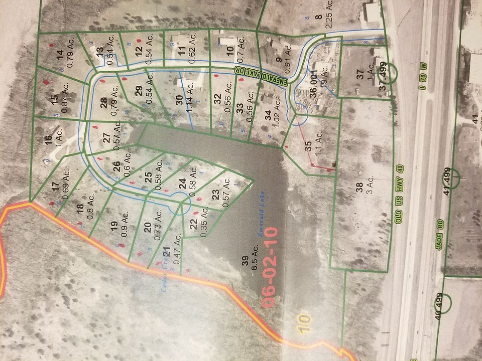 Emerald lake subdivision lots