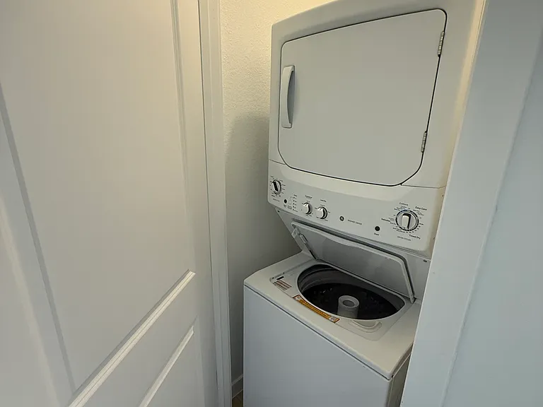 Private in-suite washer and dryer