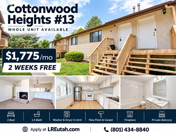7265 S 1950 E APT 13, Cottonwood Heights, UT 84121
