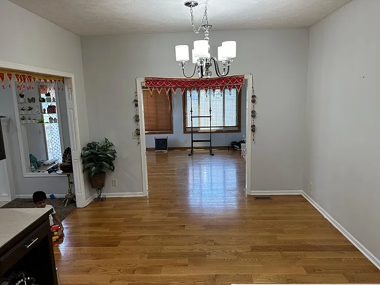 Dining space view from kitchen
