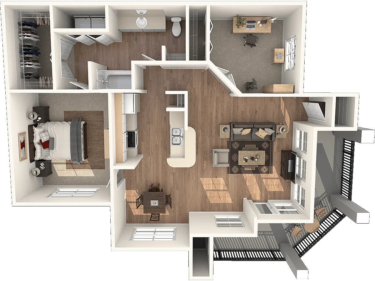 Floor plan Adobe Classic