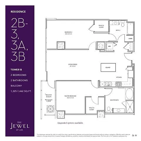 Floor plan 2B-3 3A 3B