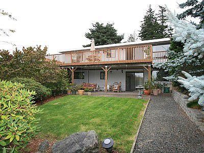 View looking from back yard